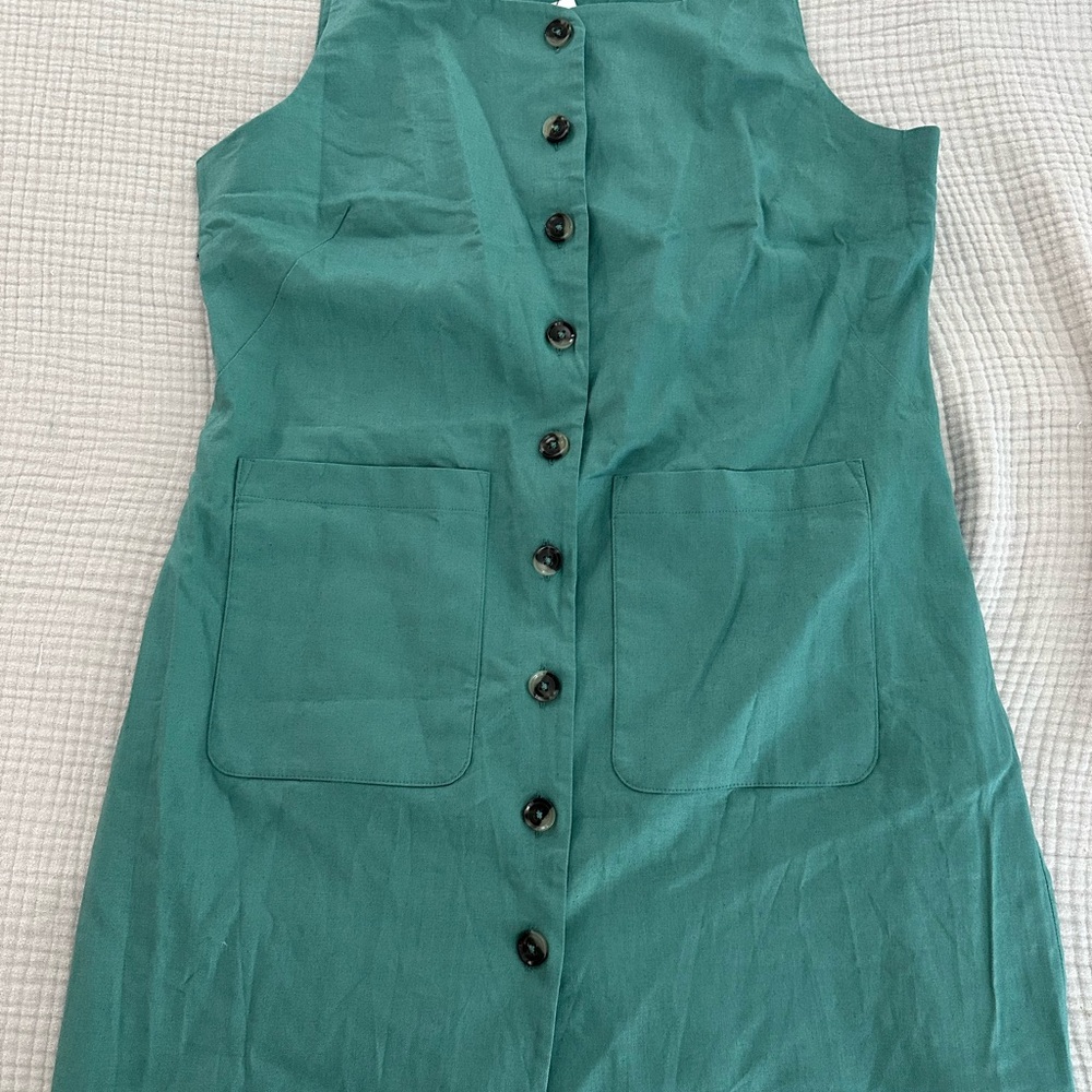 Banana Republic Green Sleeveless Sheath Dress - Picture 7 of 7